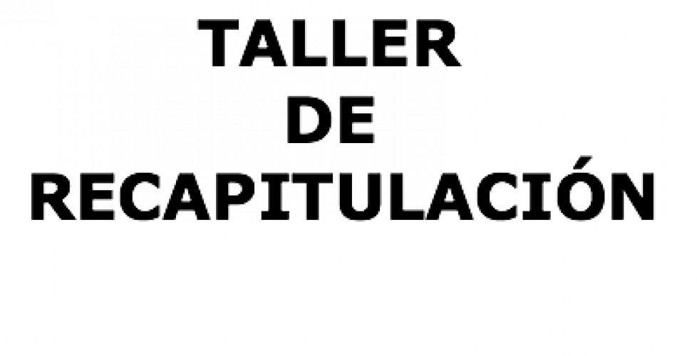 Taller de recapituacion